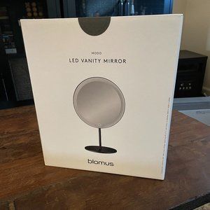 blomus MODO Elario LED Vanity Mirror - Black - Brand New.